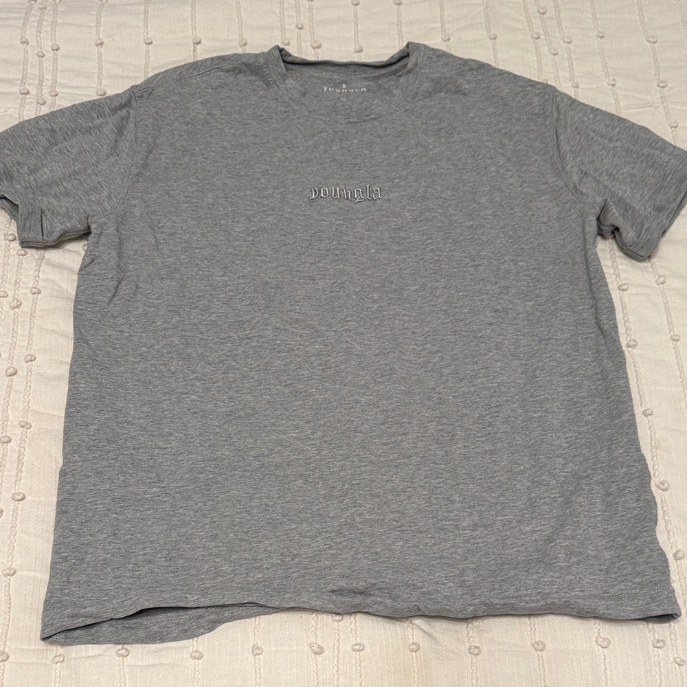 YoungLA Heather Gray Short Sleeve Tee